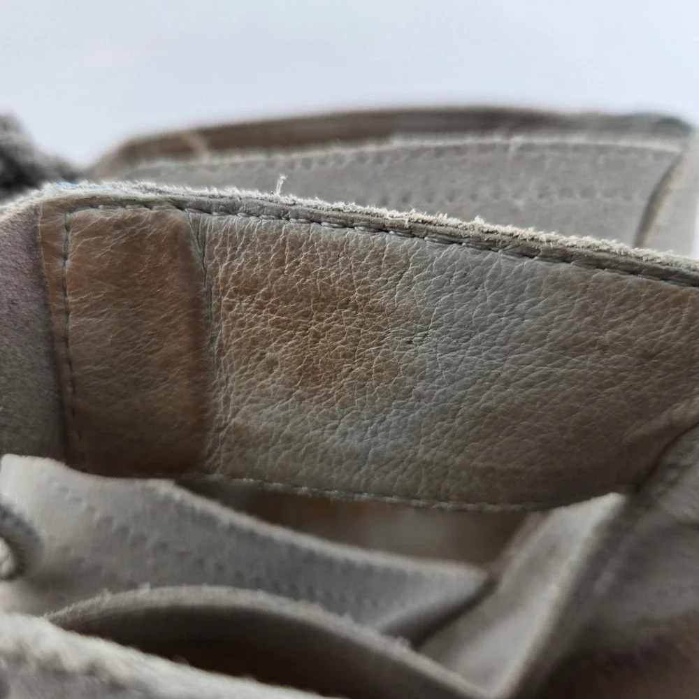 Sorel‎ Womens Joanie II Lace Wedge Sandal Grey Suede Size 8 Streetwear Edgy